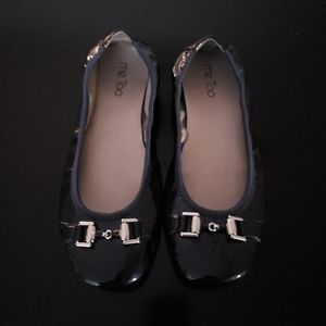 Blue Patent Leather ME TOO Flats - Size 8.5